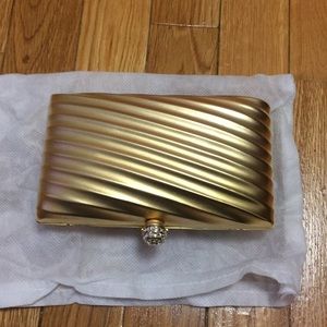 Jennifer Moore Gold Metal Purse
